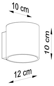 Sollux SL.0486 - Applique ORBIS 1xG9/40W/230V calcestruzzo
