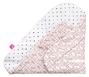 MOTHERHOOD - Coperta Swaddle con rinforzo in cocco CLASSICS 75x75 cm rosa