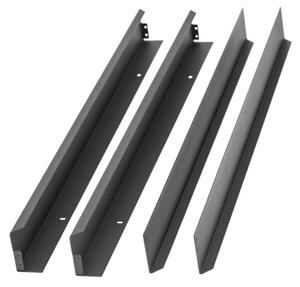 Telaio in metallo per l'installazione di pannelli LED 600x600 mm nero