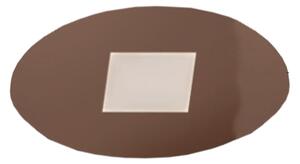 Plafoniera Contemporanea Pixart Metallo Ruggine Led 36W