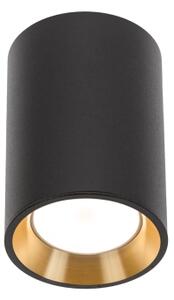 Faretto CHLOE 1xGU10/35W/230V tondo nero/oro