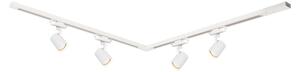 Faretto per sistema a binario VOLF 4xGU10/10W/230V bianco