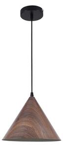 Lampadario a sospensione con filo BOSCO 1xE27/15W/230V marrone