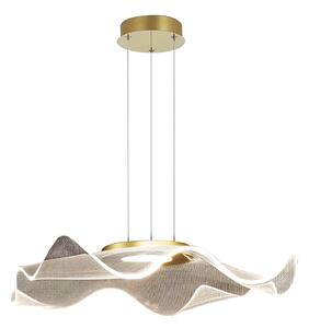 Lampadario LED a sospensione con filo LARGO LED/16W/230V oro