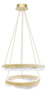 Lampadario LED a sospensione con filo PRECIOSA LED/85W/230V diametro 60 cm oro