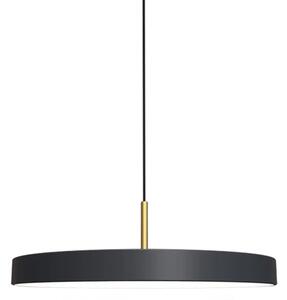 Lampadario LED a sospensione con filo DISC LED/38W/230V diametro 45 cm nero