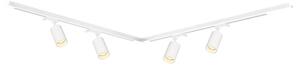 Faretto per sistema a binario PIPE 4xGU10/10W/230V bianco