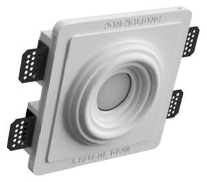 Faretto incasso lampadari bartalini auga fp1 gu10 led gesso verniciabile - Lampadari Bartalini Gesso