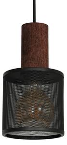 Lampadario a sospensione con filo ARES BLACK 1xE27/60W/230V