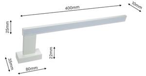 Applique da bagno SHINE LED, 11 W, 230 V, 45 cm, IP44, bianco