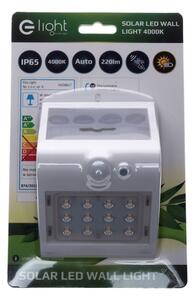 LED Luce solare con sensore di movimento LED/1,5W/1200 mAh 3,7V IP65
