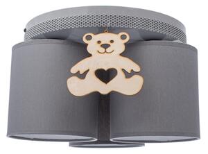 Plafoniera per bambini BEAR 3xE27/60W/230V