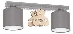 Plafoniera per bambini BEAR 2xE27/60W/230V