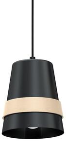 Lampadario a sospensione con filo VENEZIA 3xE27/60W/230V nero