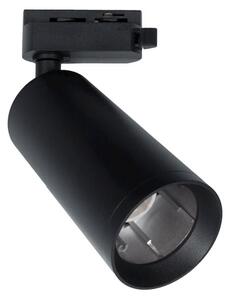 Faretto MICA per sistema a binario 1xGU10/25W/230V Monofase nero