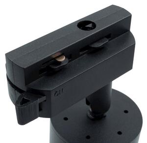 Faretto MICA per sistema a binario 1xGU10/25W/230V Monofase nero