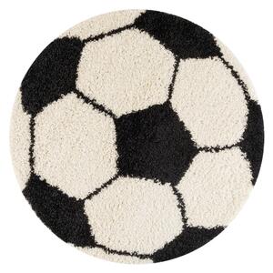 Tappeto per bambini nero e crema ø 100 cm Fun - Ayyildiz Carpets