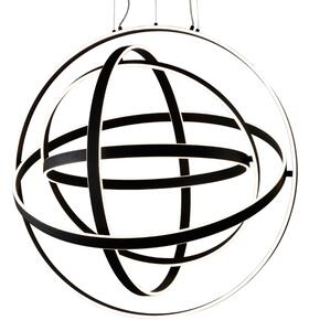Lampadario LED a cavo COPERNICUS LED/260W/230V nero