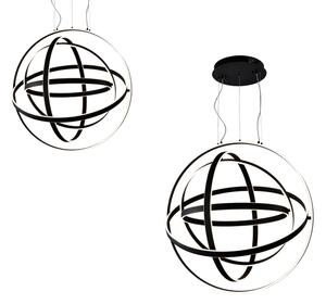 Lampadario LED a cavo COPERNICUS LED/260W/230V nero