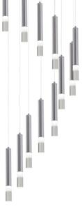 Lampadario a sospensione con filo ICE 12xLED/1W/230V