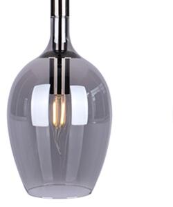 Lampadario su filo TANGO 3xE14/40W/230V nero