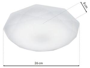 Plafoniera LED dimmerabile HEX LED/12W/230V