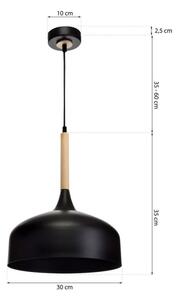 Lampadario a sospensione con filo TAYLOR 1xE27/60W/230V