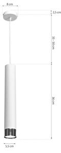 Lampadario a sospensione con filo DANI 1xGU10/8W/230V