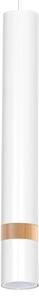 Lampadario a sospensione con filo JOKER WHITE WOOD 3xGU10/8W/230V