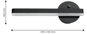 Applique a LED SYDNEY LED/6W/230V nero