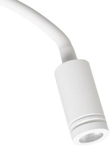 Lampada da parete flessibile a LED con USB BASE LED/8W+LED/2W/230V bianca