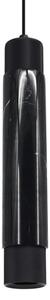 Lampadario su fune MARBLE 1xGU10/8W/230V nero/dorato