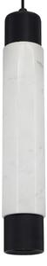 Lampadario a sospensione con filo MARBLE WHITE/BLACK 1xGU10/8W/230V