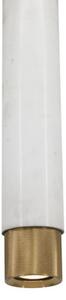 Lampadario a sospensione con filo Marble white/brass 1xGU10/8W/230V