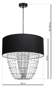 Lampadario a sospensione con filo ALMERIA 1xE27/60W/230V