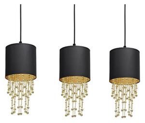 Lampadario a sospensione con filo ALMERIA 3xE27/60W/230V