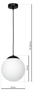 Lampadario a sospensione con filo LIMA 1xE27/60W/230V