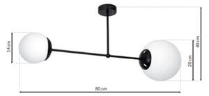 Lampadario a sospensione LIMA 2xE14/40W/230V