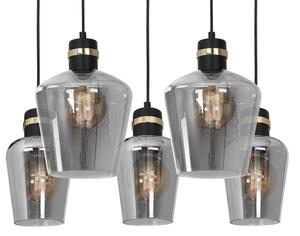 Lampadario su fune RICHMOND 5xE27/60W/230V