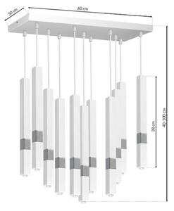 Lampadario LED su fune CASTRO 11xG9/7W/230V