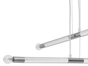 Lampadario su fune BASTONE WHITE 4xE14/40W/230V