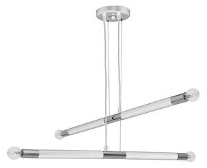 Lampadario su fune BASTONE WHITE 4xE14/40W/230V