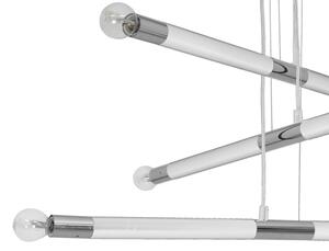 Lampadario su fune BASTONE WHITE 6xE14/40W/230V