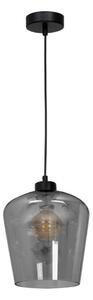 Lampadario su filo SANTIAGO 1xE27/60W/230V nero