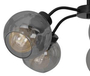 Lampadario a plafone SOFIA 5xE27/60W/230V nero