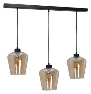 Lampadario su fune SANTIAGO 3xE27/60W/230V marrone