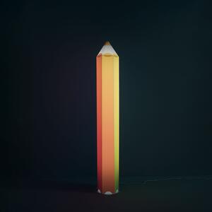 Piantana Moderna Pin Pen Polilux ® Grafica Arcobaleno 2 Luci E27