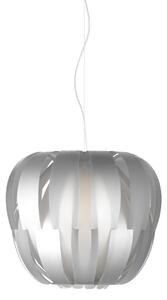 Sospensione Moderna Queen Polilux ® Argento E Metallo Cromo 1 Luce E27
