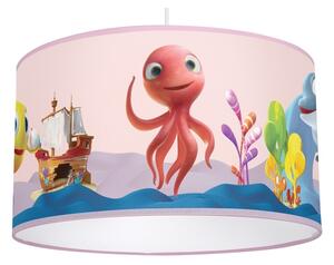 Lampadario per bambini su corda OCTOPUS 1xE27/60W/230V