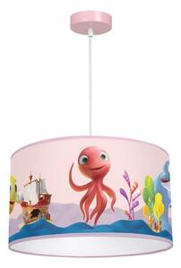 Lampadario per bambini su corda OCTOPUS 1xE27/60W/230V